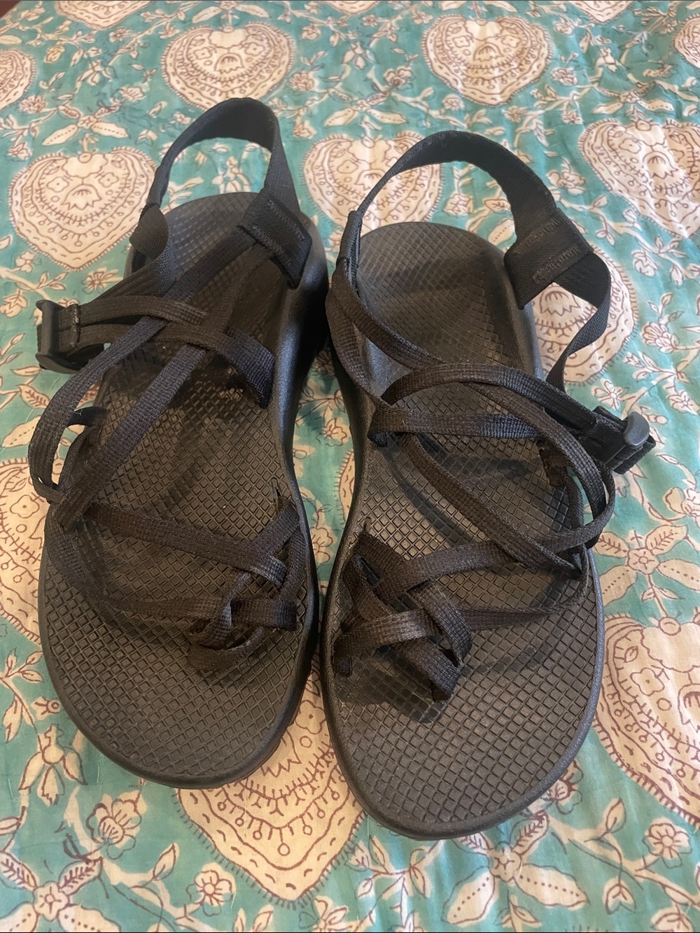 Chaco Black Strappy Outdoor Sandals